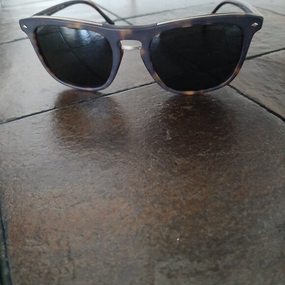 Giorgio Armani AR8107 53" Polarized Havana Sunglasses - Picture 7 of 8